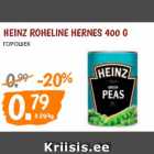 Allahindlus - HEINZ ROHELINE HERNES 400 G