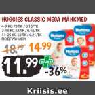 Allahindlus - HUGGIES CLASSIC MEGA MÄHKMED