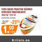 Allahindlus - VIRU RAND PRAETUD RÄIMED
KODUSES MARINAADIS