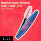 Allahindlus - Maybelline ripsmetušš Rocket Blackest Black