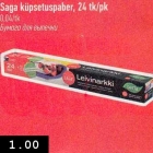 Allahindlus - Saga küpsetuspaber, 24 tk/pk