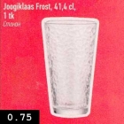 Allahindlus - Joogiklaas Frost, 41,4 cl, 1 tk