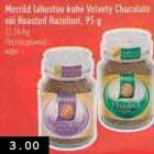 Allahindlus - Merrild lahustuv kohv Velvety Chocolate või Roasted Hazelnut, 95 g