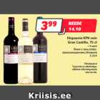 Allahindlus - Hispaania KPN vein
Gran Castillo, 75 cl
