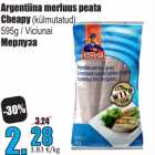 Allahindlus - Argentiina merluus peata
Cheapy (külmutatud)
595g / Viciunai
