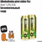 Allahindlus - Alkoholivaba pirni siider Fizz
(kuni 1,2%) 0,5L
