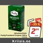 Jahvatatud kohv
Paulig Presidentti Original, 500 g