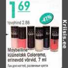 Allahindlus - Maybelline küünelakk Colorama, erinevad värvid, 7 ml