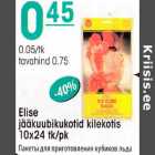 Allahindlus - Elise jääkuubikukotid kilekotis 10x24 tk/pk