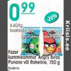 Allahindlus - Fazer kummikommid Angry Birds Рunanе või Roheline, I50 g