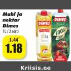 Allahindlus - Mahl ja
nektar
Dimes
1L / 2 sorti