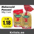 Allahindlus - Makaronid
Panzani
500g / 2 sorti