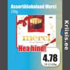 Allahindlus - Assortiišokolaad Merci
250g