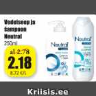 Vedelseep ja šampoon Neutral 250 ml