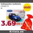 Allahindlus - Kokkupandav mudelauto Citroen C2 tk