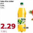 Allahindlus - Saku Kiss siider pirni 4,5%, 1,5 L