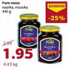 Allahindlus - Pure moos vaarika, maasika 440 g