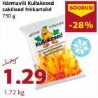 Allahindlus - Härmavili Kullakesed sakilised friikartulid 750 g