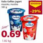 Allahindlus - Valio Gefilus jogurt maasika, mustika 380 g