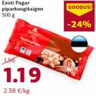 Allahindlus - Eesti Pagar
piparkoogitaigen
500 g