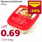 Allahindlus - Mamma kartulisalat
200 g