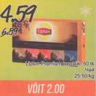 Allahindlus - Lipton Premium teevalik, 50 tk