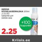 Allahindlus - DEPEND KÜÜNELAKIEEMALDAJA 100ml