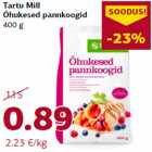 Allahindlus - Tartu Mill
Õhukesed pannkoogid
400 g