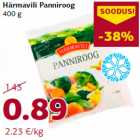 Allahindlus - Härmavili Panniroog
400 g