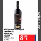 Allahindlus - KPN punane vein Parale Primitivo di Manduria, 750 ml