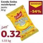 Allahindlus - Estrella Smiles
maisikrõpsud
juustu
60 g