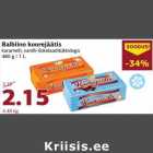 Allahindlus - Balbiino koorejäätis
karamelli, vanilli-šokolaaditükkidega
480 g / 1