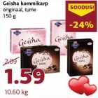 Geisha kommikarp
originaal, tume
150 g