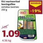 Allahindlus - Vici marineeritud
heeringafilee
vürtsikas kastmes
250 g