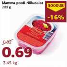 Allahindlus - Mamma peedi-rõikasalat
200 g