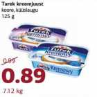 Allahindlus - Turek kreemjuust
koore, küüslaugu
125 g