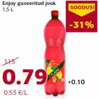 Allahindlus - Enjoy gaseeritud jook
1,5 L