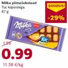 Allahindlus - Milka piimašokolaad