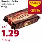 Allahindlus - Marmiton Tallinn
rosinaküpsis
350 g