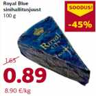 Allahindlus - Royal Blue
sinihallitusjuust
100 g