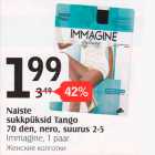 Naiste sukkpüksid Tango 70 den, nero, suurus 2-5