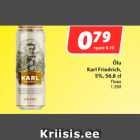 Allahindlus - Õlu
Karl Friedrich,
5%, 56,8 cl