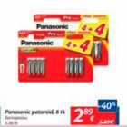 Allahindlus - Panasonic patareid, 8 tk