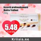 Assortii pralineekommid Maitre Truffout 250 g