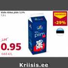 Allahindlus - Valio Alma piim 3,5%
1,5 L