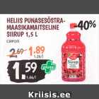 Allahindlus - HELIIS PUNASESÕSTRA-MAASIKAMAITSELINE SIIRUP 1,5 L