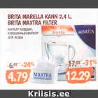 Allahindlus - BRITA MARILLA KANN 2,4 L, BRITA MAXTRA FILTER