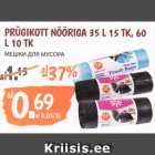 Allahindlus - PRÜGIKOTT NÖÖRIGA 35 L 15 TK, 60 L 10 TK