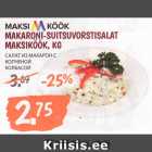 Allahindlus - MAKSIMKÖÖK MAKARONI-SUITSUVORSTISALAT MAKSIKÖÖK, KG