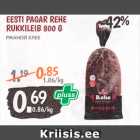 Allahindlus - EESTI PAGAR REHE RUKKILEIB 800 G